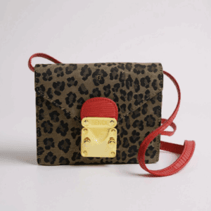 Fendi Leopard Print Shoulder Bag