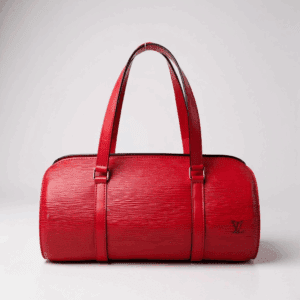 Louis Vuitton Red Epi Leather Soufflot